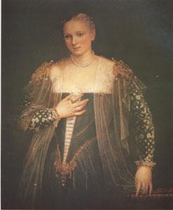 VERONESE (Paolo Caliari) La Belle Nani(Portrait of a Woman) (mk05) oil painting picture